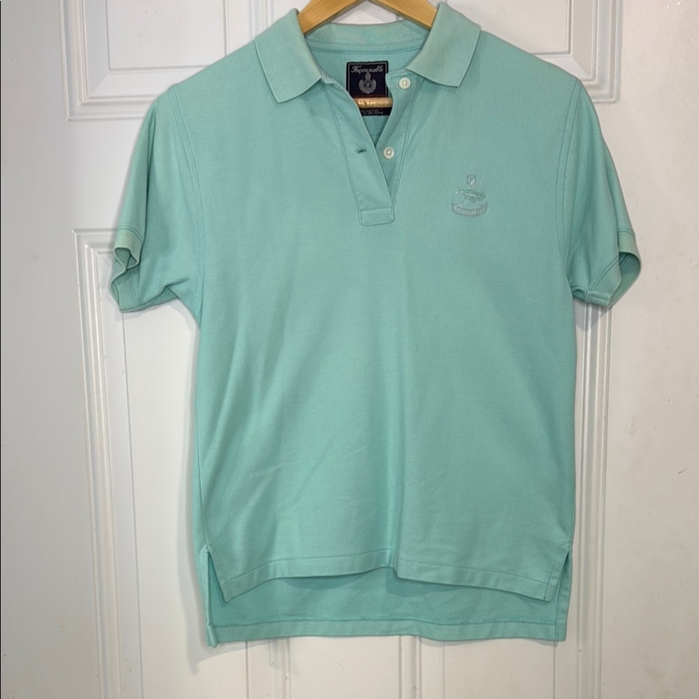 Faconnable Green Polo Shirt Classic Cotton Top